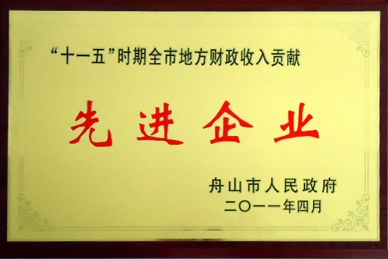 地方財(cái)政收入貢獻(xiàn)先進(jìn)企業(yè)（2011）